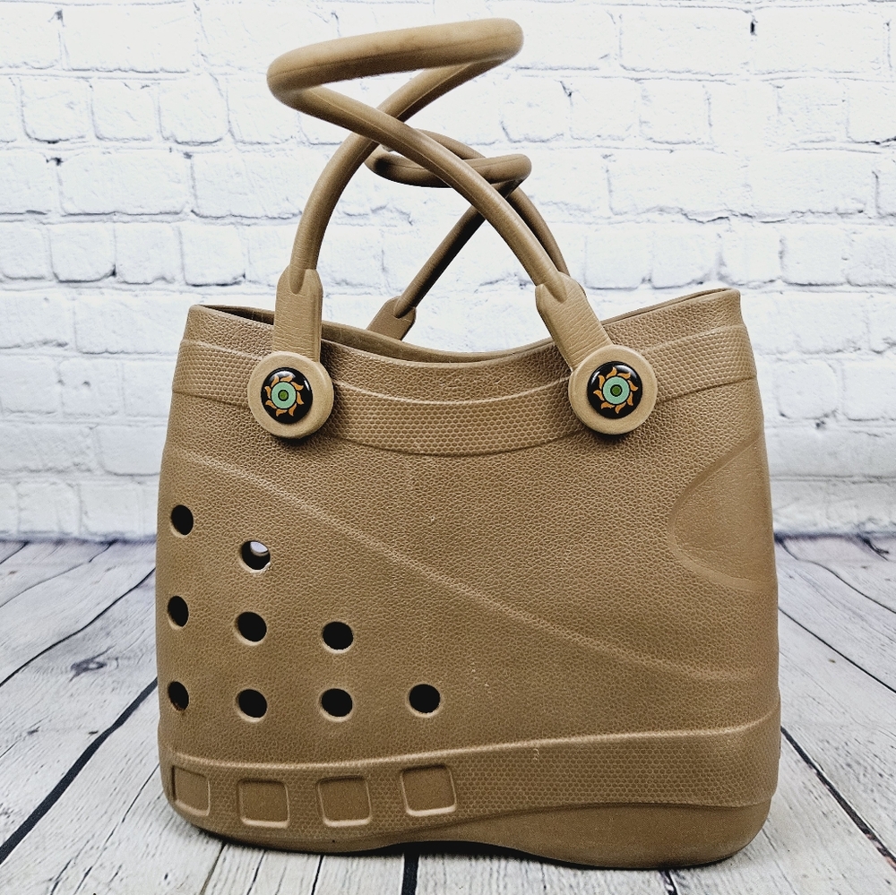 OPTARI | Sol tote croc style waterproof bag purse
